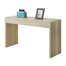 Load image into Gallery viewer, Contemporary Sofa Table Console Table in Weathered White Wood Finish

