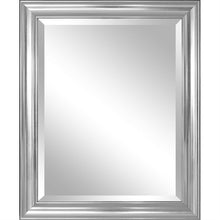 Load image into Gallery viewer, Bathroom Mirror with Silver Frame - Hangs Vertically or Horizontally
