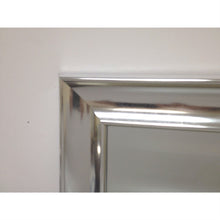 Load image into Gallery viewer, Bathroom Mirror with Silver Frame - Hangs Vertically or Horizontally
