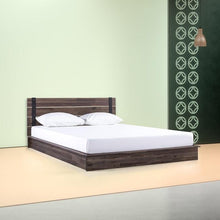 Load image into Gallery viewer, Full size Farmhouse Wood Industrial Low Profile Platform Bed Frame
