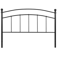 Load image into Gallery viewer, King size Contemporary Classic Headboard in Black Metal Finish
