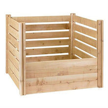 Load image into Gallery viewer, Outdoor 174-Gallon Wooden Compost Bin made from Eco-Friendly Cedar Wood
