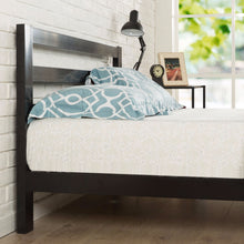 Load image into Gallery viewer, King size Heavy Duty Metal Platform Bed Frame with Headboard and Wood Slats

