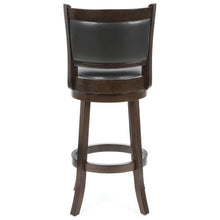 Load image into Gallery viewer, Cappuccino 29-inch Swivel Barstool with Faux Leather Cushion Seat
