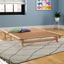 Load image into Gallery viewer, Farmhouse Queen Size Solid Wood Platform Bed Made in USA
