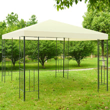 Load image into Gallery viewer, 10 x 10 Ft Outdoor Steel Frame Gazebo Shelter with Waterproof Polyester Canopy
