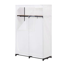 Load image into Gallery viewer, 46-inch White Portable Closet Clothes Organizer Wardrobe
