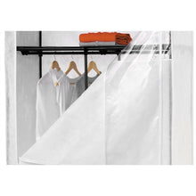 Load image into Gallery viewer, 46-inch White Portable Closet Clothes Organizer Wardrobe
