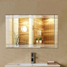 Load image into Gallery viewer, Frameless 35 x 24 inch Rectangle Bathroom Wall Mirror
