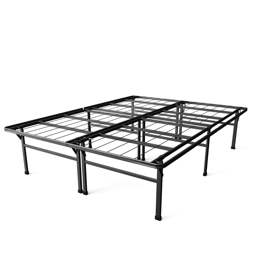 California King size 18-inch High Rise Metal Platform Bed Frame